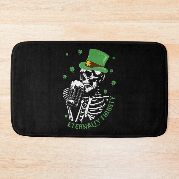 Item preview, St Patricks Day Skeleton Skull Beer Saint Pattys designed and sold by tinglatoravi.