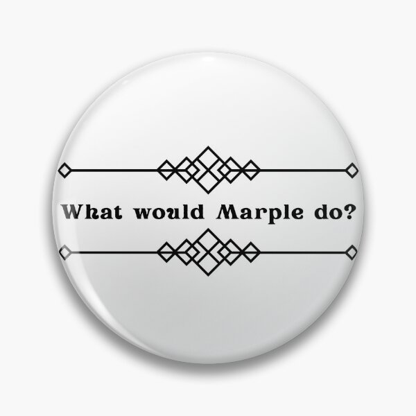 Item preview, Art Deco What Would Marple Do? designed and sold by LinaDesignsLove.