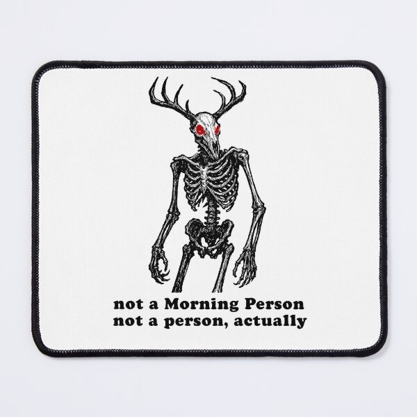 Item preview, not a morning person - funny wendigo meme designed and sold by CARBONARA LLC..