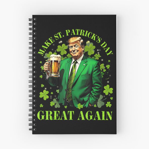 Item preview, Funny Trump Make St Patrick'S Day Great Again Irish Shamrock designed and sold by tinglatoravi.
