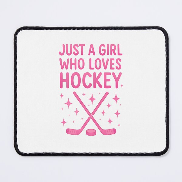 Item preview, Just a girl who loves hockey playing proud designed and sold by SkeletonsDanger.