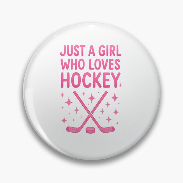 Item preview, Just a girl who loves hockey playing proud designed and sold by SkeletonsDanger.