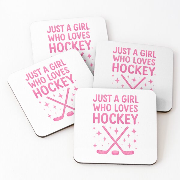 Item preview, Just a girl who loves hockey playing proud designed and sold by SkeletonsDanger.