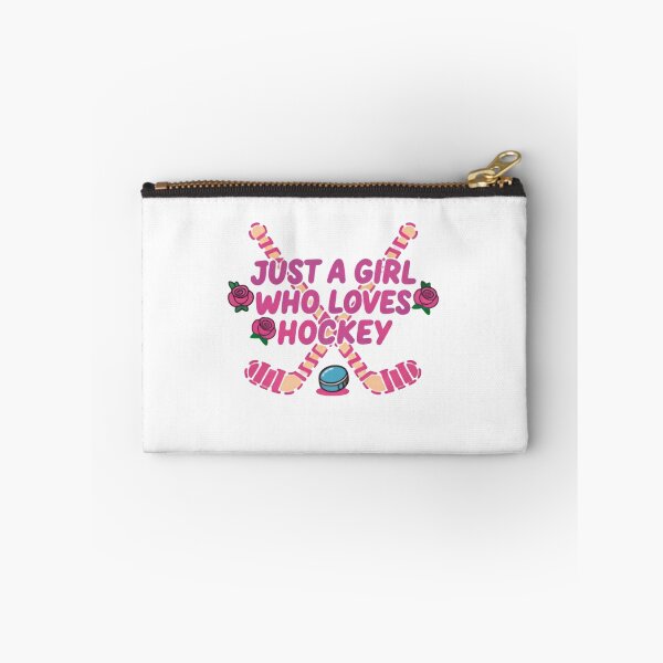 Item preview, Just a girl who loves hockey chasing dreams designed and sold by SkeletonsDanger.