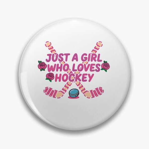 Item preview, Just a girl who loves hockey chasing dreams designed and sold by SkeletonsDanger.