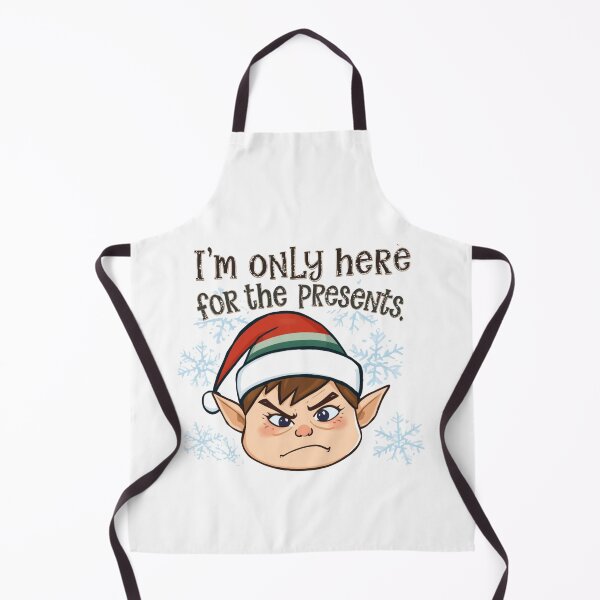 Item preview, Grumpy Christmas Elf | Funny I'm Only Here For The Presents Holiday Graphic designed and sold by SlomianyPisarz.