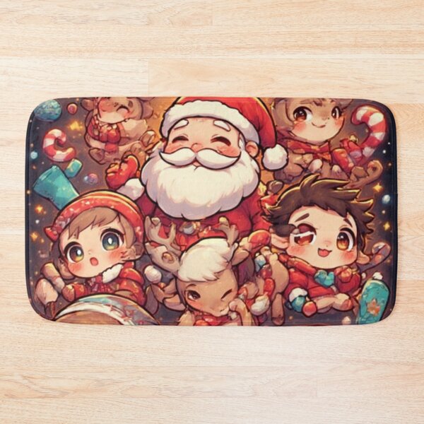 Item preview, Kawaii Santa Squad – Cute Christmas Chibi Celebration Art designed and sold by AIARCZ.