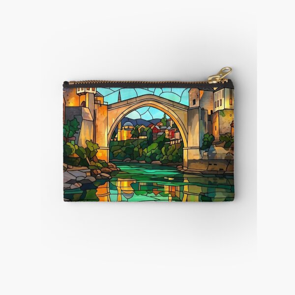 Item preview, Stained Glass Mostar Bridge designed and sold by DenBox.