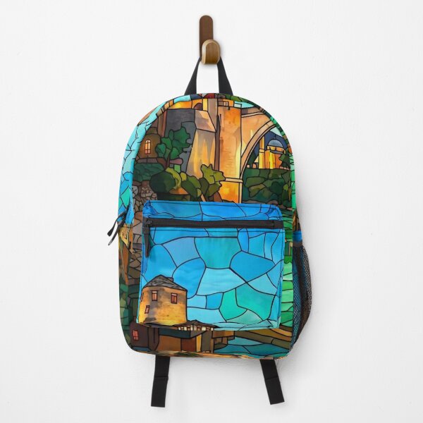 Item preview, Stained Glass Mostar Bridge designed and sold by DenBox.