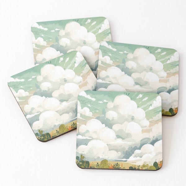 Item preview, A Field of Soft Clouds designed and sold by Dusk Atelier.