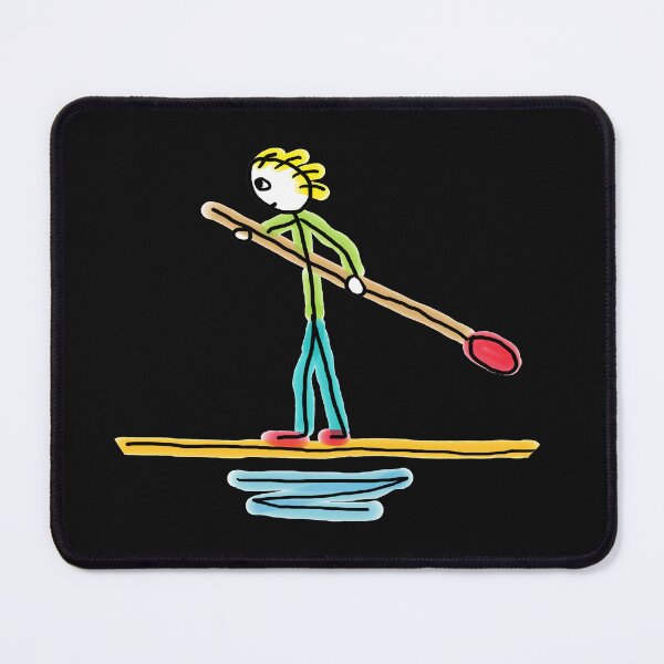 Item preview, Paddleboard Stickman designed and sold by Mark-Ewbie.