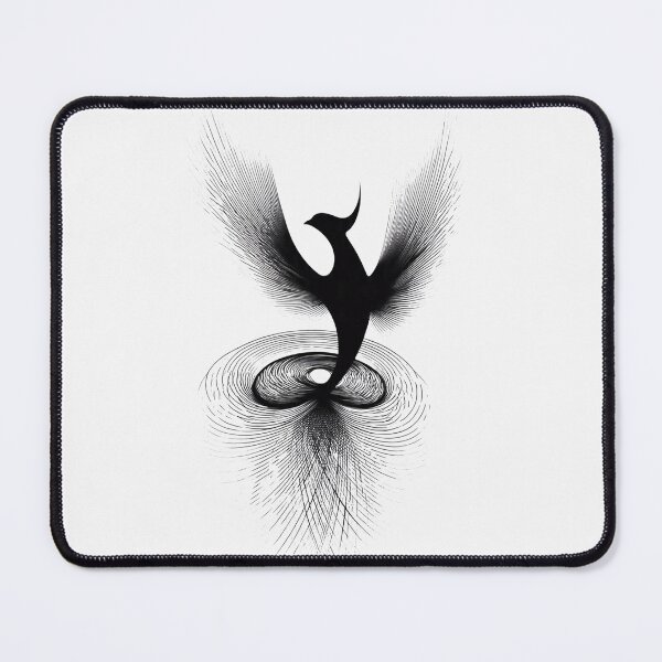 Item preview, Rising Phoenix Rebirth Line Art designed and sold by PixelQ.