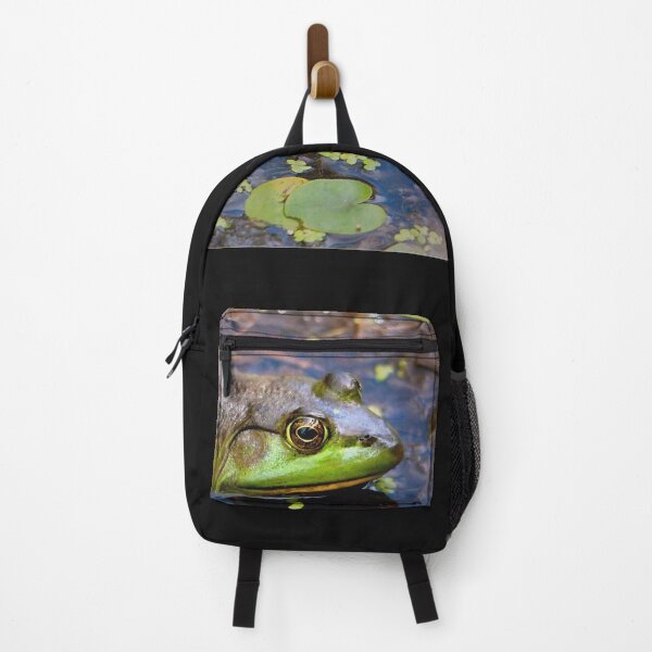 Item preview, A green frog in a marsh designed and sold by Production Art Manon Meilleur.