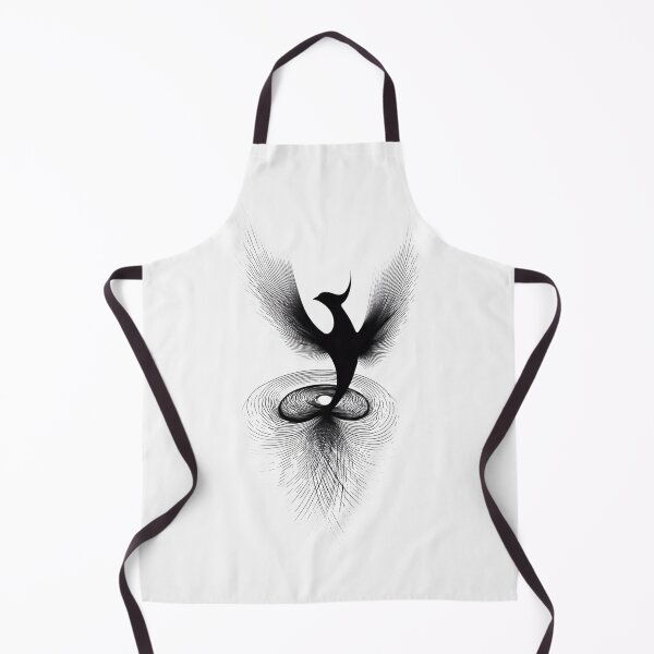 Item preview, Rising Phoenix Rebirth Line Art designed and sold by PixelQ.