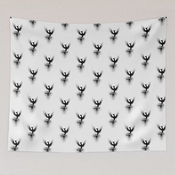 Item preview, Rising Phoenix Rebirth Line Art designed and sold by PixelQ.
