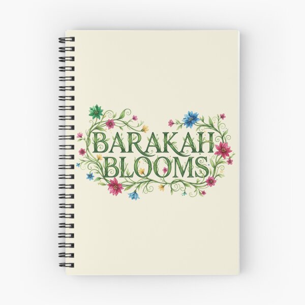 Item preview, Barakah Blooms - Beautiful Floral Lettering Design designed and sold by D-Islamic.
