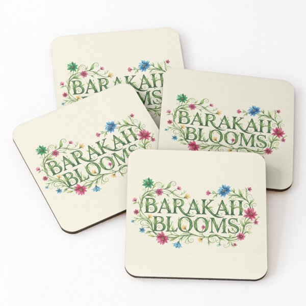 Item preview, Barakah Blooms - Beautiful Floral Lettering Design designed and sold by D-Islamic.