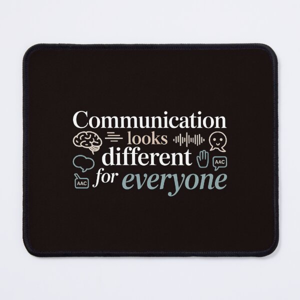 Item preview, Communication Looks Different Speech Therapy – Neurodiversity Support Message designed and sold by Redgiant87x.