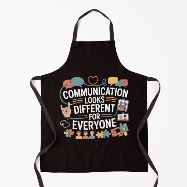 Item preview, Communication Looks Different Speech Therapy – Mental Health Awareness Design designed and sold by Redgiant87x.