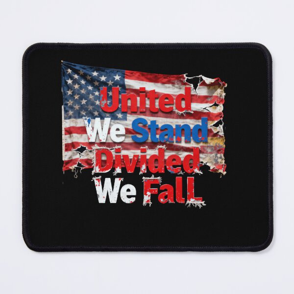Item preview, United We Stand Divided We Fall America Strong designed and sold by SkeletonsDanger.