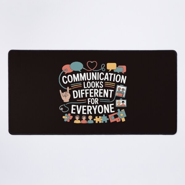 Item preview, Communication Looks Different Speech Therapy – Mental Health Awareness Design designed and sold by Redgiant87x.
