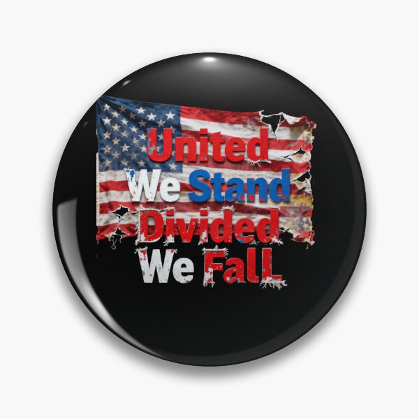 Item preview, United We Stand Divided We Fall America Strong designed and sold by SkeletonsDanger.
