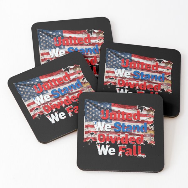 Item preview, United We Stand Divided We Fall America Strong designed and sold by SkeletonsDanger.