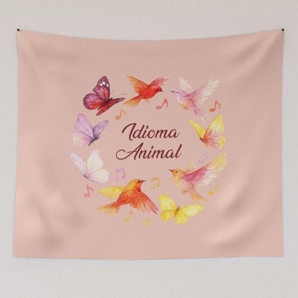 Item preview, Animal language butterflies and birds painting style and realistic designed and sold by the artedivino.