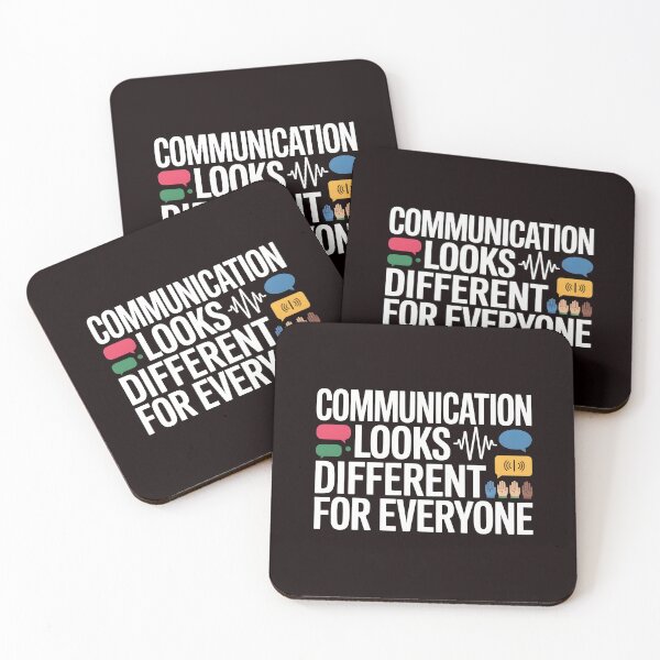 Item preview, Communication Looks Different Speech Therapy – SLP Advocacy Quote designed and sold by Redgiant87x.