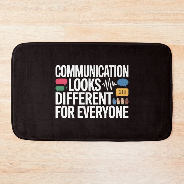 Item preview, Communication Looks Different Speech Therapy – SLP Advocacy Quote designed and sold by Redgiant87x.