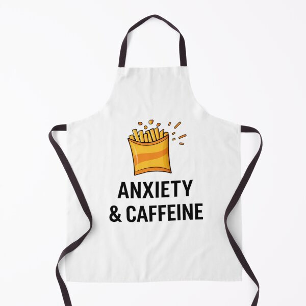 Item preview, Anxiety & Caffeine Fries Funny Meme Dark Humor Design designed and sold by Vector_Vibes.