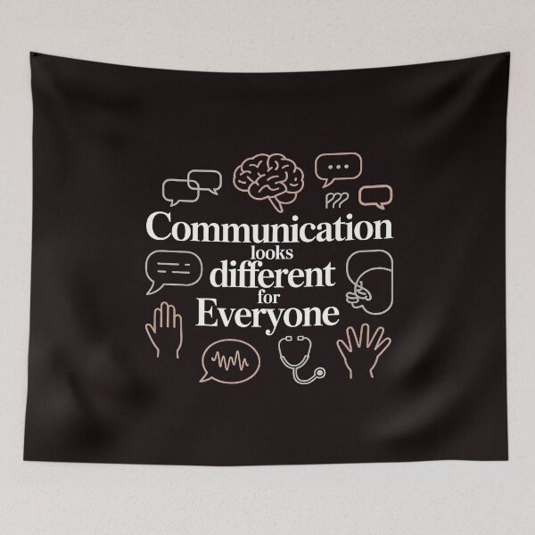 Item preview, Communication Looks Different Speech Therapy – Speechie Pride Design designed and sold by Redgiant87x.