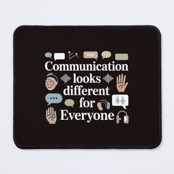 Item preview, Communication Looks Different Speech Therapy – Inclusive Communication Saying designed and sold by Redgiant87x.