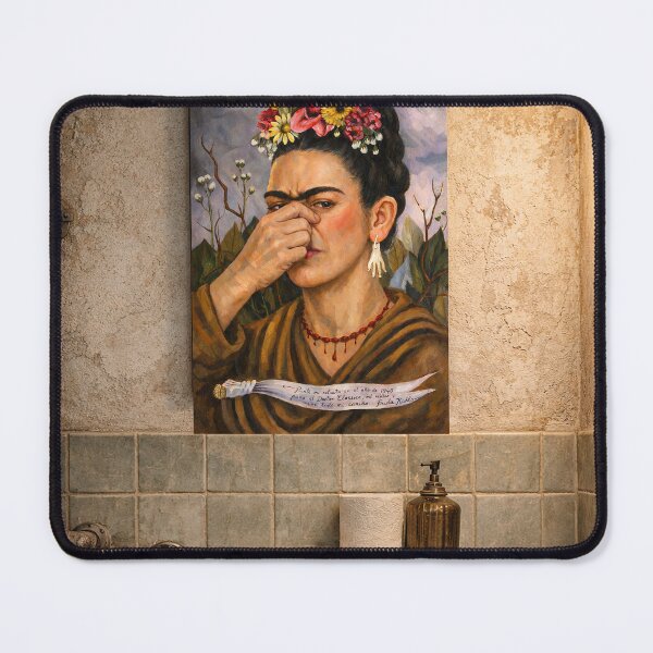 Item preview, Frida Kahlo on the toilet designed and sold by Mad-by-The-O.