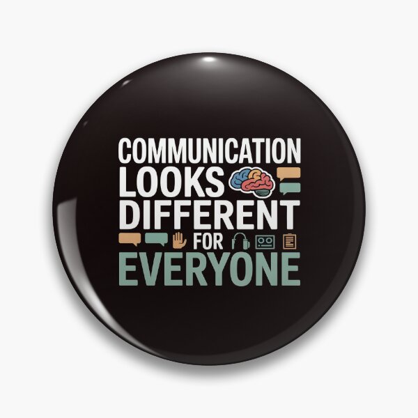 Item preview, Communication Looks Different Speech Therapy – Mental Health & SLP Message designed and sold by Redgiant87x.