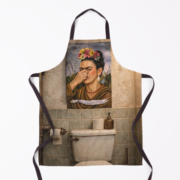 Item preview, Frida Kahlo on the toilet designed and sold by Mad-by-The-O.