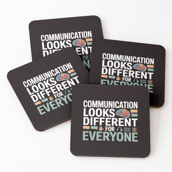 Item preview, Communication Looks Different Speech Therapy – Mental Health & SLP Message designed and sold by Redgiant87x.