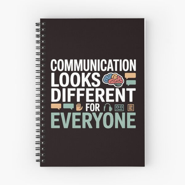 Item preview, Communication Looks Different Speech Therapy – Mental Health & SLP Message designed and sold by Redgiant87x.