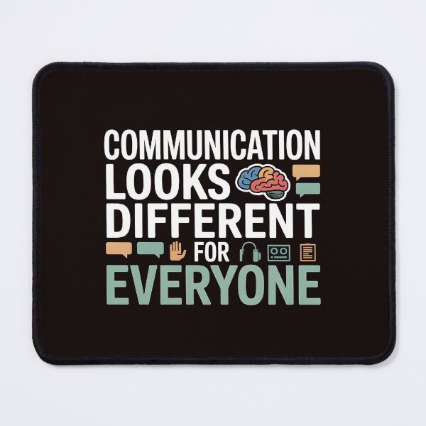 Item preview, Communication Looks Different Speech Therapy – Mental Health & SLP Message designed and sold by Redgiant87x.