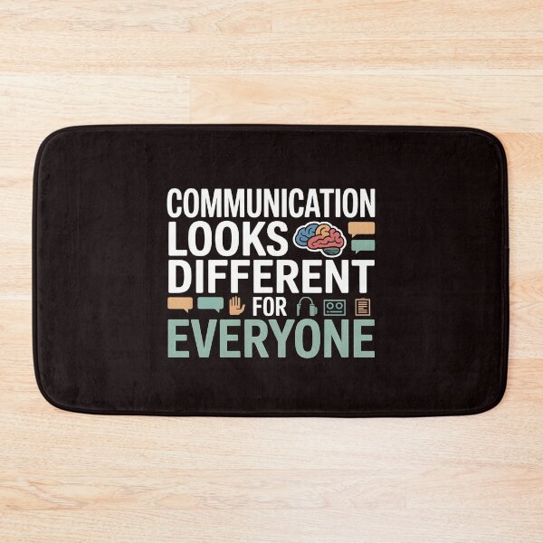 Item preview, Communication Looks Different Speech Therapy – Mental Health & SLP Message designed and sold by Redgiant87x.