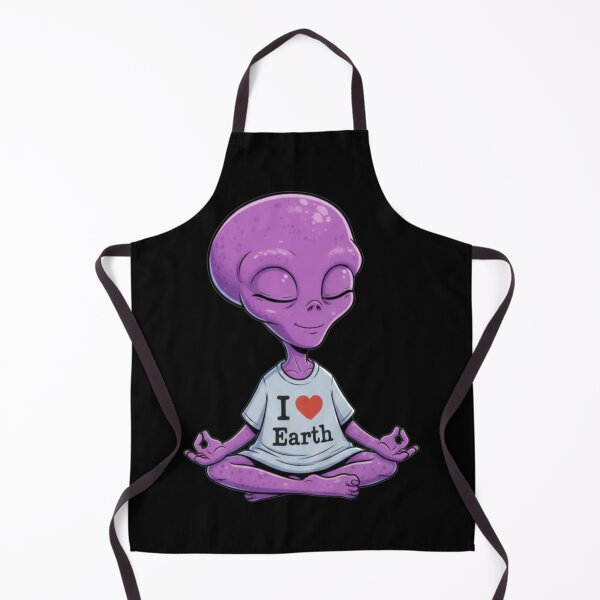 Item preview, Peaceful Purple Alien Meditation - ZORP designed and sold by Rose Collection Shop.