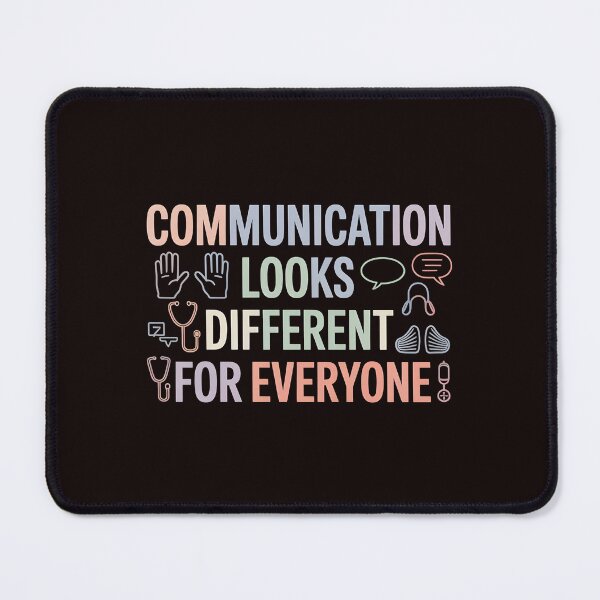 Item preview, Communication Looks Different Speech Therapy – Support All Voices Quote designed and sold by Redgiant87x.