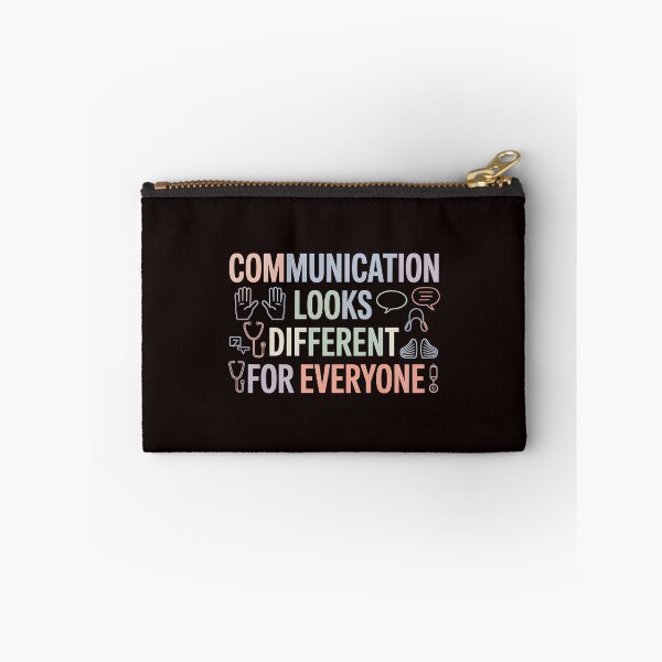 Item preview, Communication Looks Different Speech Therapy – Support All Voices Quote designed and sold by Redgiant87x.