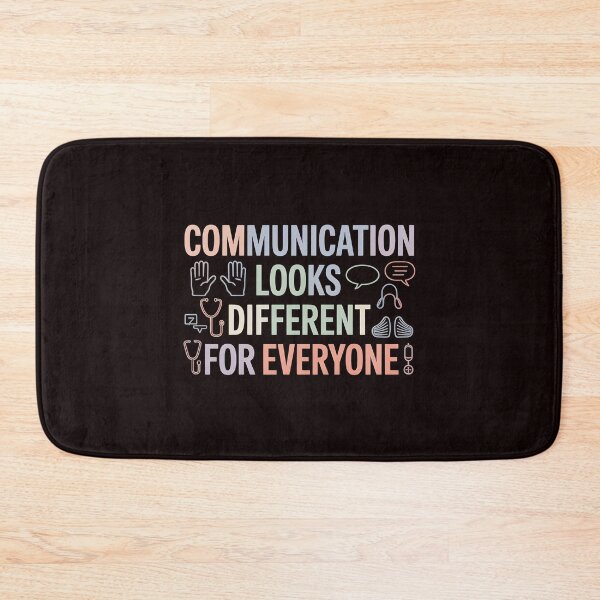 Item preview, Communication Looks Different Speech Therapy – Support All Voices Quote designed and sold by Redgiant87x.