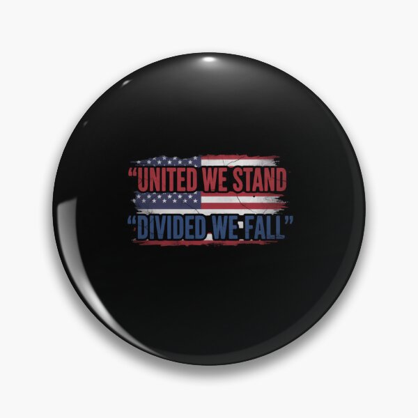 Item preview, United We Stand Divided We Fall Patriot Pride designed and sold by SkeletonsDanger.