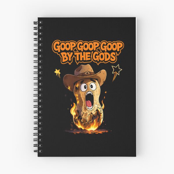 Item preview, Screaming Bungulator Panic – Flaming Peanut Cowboy Meme designed and sold by PunchDrop.