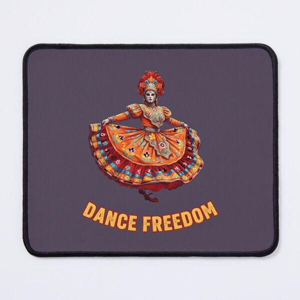 Item preview, Dance Freedom Folkloric Dancer Traditional Art designed and sold by AbcDigs Studio.