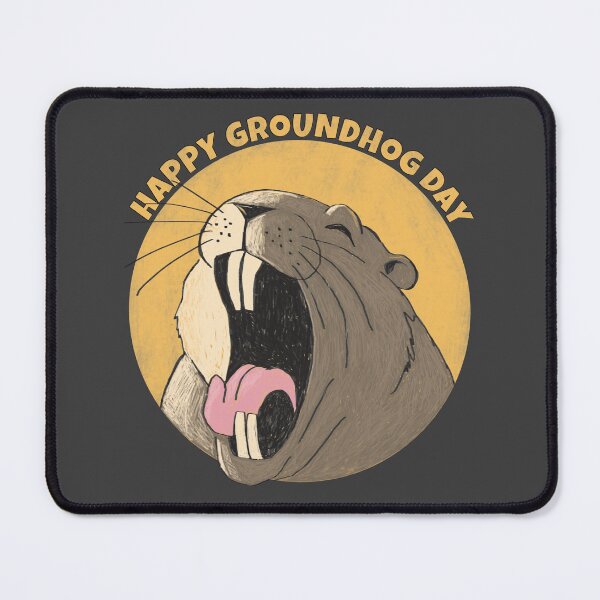 Item preview, Groundhog Day - Happy Groundhog Day Design designed and sold by IamPATI.