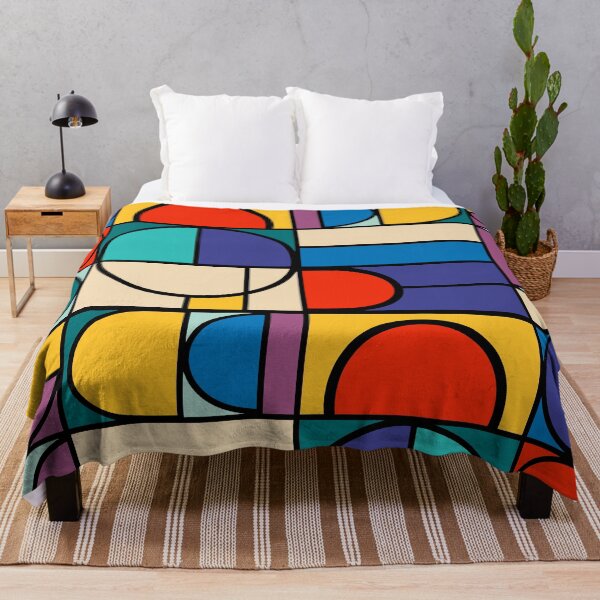 Item preview, Bauhaus Geometric Gradient Pattern – Colorful Abstract Design designed and sold by Timegraf.