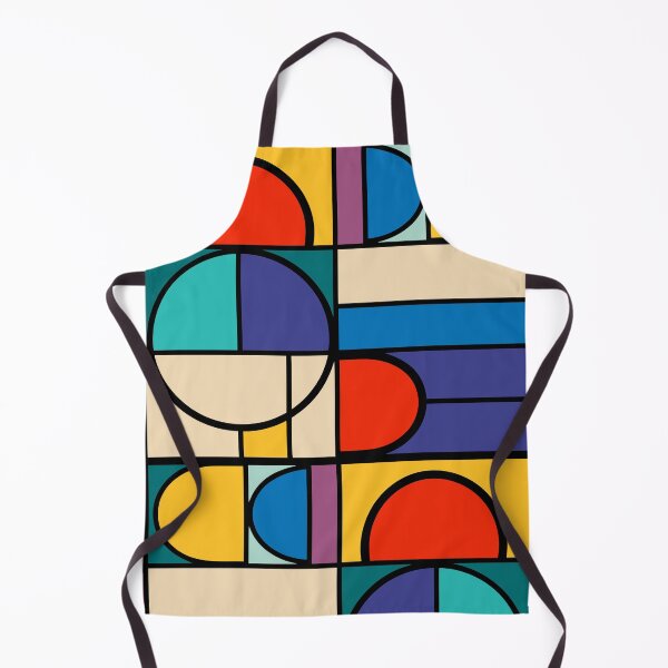 Aperçu de l'œuvre Bauhaus Geometric Gradient Pattern – Colorful Abstract Design créée et vendue par Timegraf.